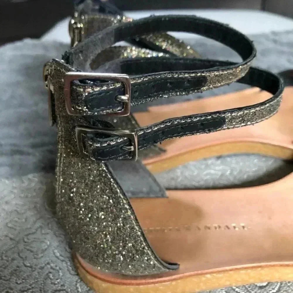 Loeffler Randall Odette Glittery Platform Flat: 10 - Picture 5 of 12